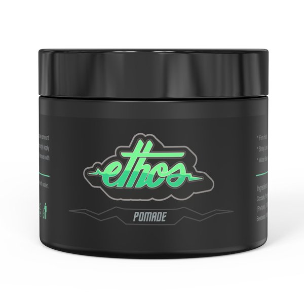 Ethos Men Hair Wax Pomade – Hair Styling Pomade for Men, Strong Hold & Smooth Textured Wax to Fix Hairs, Water Based Firm Hold Scented & Smoothing Wax, Adds Definition, Volume Hold & Thickness All Day
