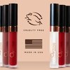 OSMOSIS Superfood Lip Oil, Nourishing Tinted Lip Gloss, Deep Hydration Lip Plumper Peptides for Fuller Lips, Nectar, 0.12 Oz