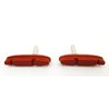 Kool Stop Cantilever Thinline, Cantilever Brake Pads, Non-Threaded Posts, Salmon, Red, Pair