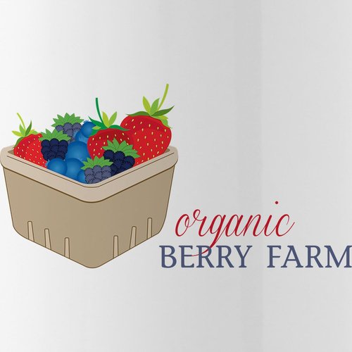 CafePress Organic Berry Farm Water Bottle 1.0L (34 oz) Stainless Steel Water Bottle