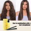 gowwim Hair Straightener Cream,Keratin Hair Treatment Straightening,Smooths Frizz, Curly Hair Becomes Straight in 5mins,Used With Hair Straightener,3.38Oz(100g）