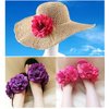 ALIMITOPIA Flower Hair Clip,Fabric Artificial Peony Flower Hairpin Barrette Brooch Headdress Bobby Pins Headwear Hair Accessories for wedding Party supplies(Peony Style,4.3 inches,6pcs)