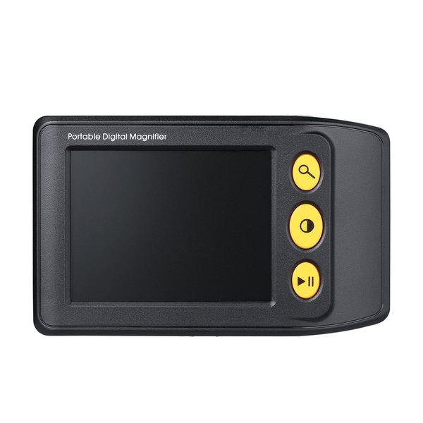 WeniChen Digital Magnifier Handheld, 3.5 Inch, 2X-25X Zoom, Electronic Portable Video Aid for Low Vision Reading, Newspapers, AV/TV Output, Battery Operated, TF Card Supported
