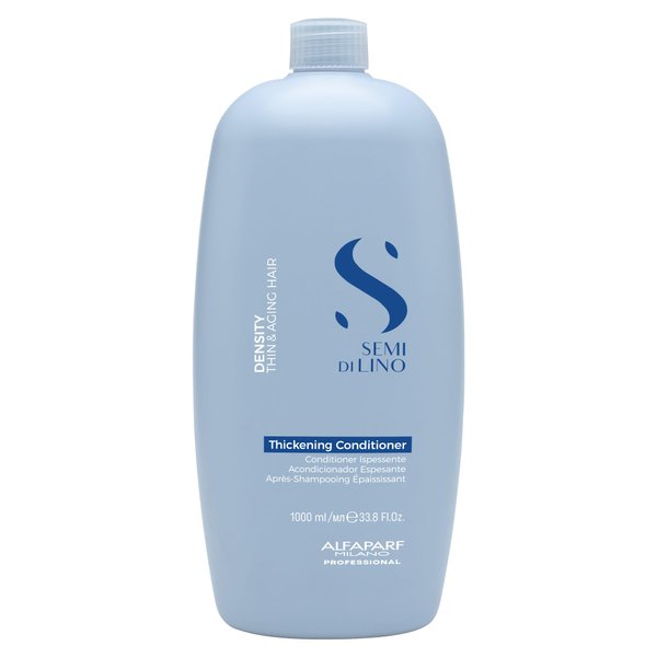 Alfaparf Milano Semi Di Lino Density Conditioner - Sulfate-Free Detangling Conditioner - Moisturizing Conditioner for Thin Hair with Filler Complex - Provides Softness & Added Volume (33.8 Fl Oz)