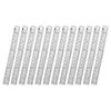 Ruler Metal Straight Edge Ruler Stainless Steel Ruler 6 Inch Ruler Set Rulers Bulk 12 Pack