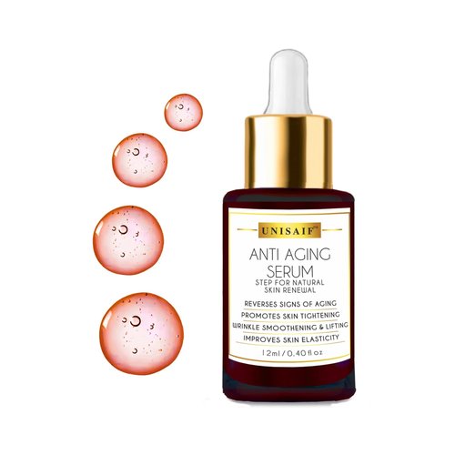 UNISAIF 24k Gold Vitamin C Face Serum - Dark Spot Corrector Hydrating Serum | Vitamin c Serum Pore Minimizer Serum & Collagen Serum for Face | Skin Brightening Serum Dark Spot Remover for Face 12 ml
