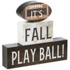 Compatible/Replacement for Ganz Rustic Sport Fall is for Football Wooden Stacking Blocks (Fall Play Ball!)