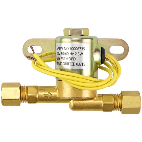 4040 Humidifier Solenoid Valve Replacement 24V,2.3W,60Hz Brass Humidifier Solenoid Valve Replace Parts:A2012-S118,B2035-S2,B2035-S5 compatible with A-prilaire Humidifier 400, 500, 600 and 700 series