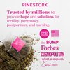 Pink Stork Organic Fertility Tea - Supports Conception for Her & Hormone Balance with Chaste Tree Berry (Vitex), Mint, and Red Raspberry Leaf - Hot or Iced - Caffeine Free - Sweet Mint, 15 Sachets