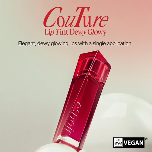 Espoir Couture Lip Tint Dewy Glowy #3 Young & Peach 0.19oz | Glowy Lip Plumper | Long-Lasting Vibrant Color | Tinted Lip Moisturizer | Non-Sticky Waterproof Smudgeproof Lip Stain | Korean Lip Makeup