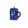 Doctor Who Tardis Mug | Official Ceramic Coffee Mug With Lid | 17 Oz.