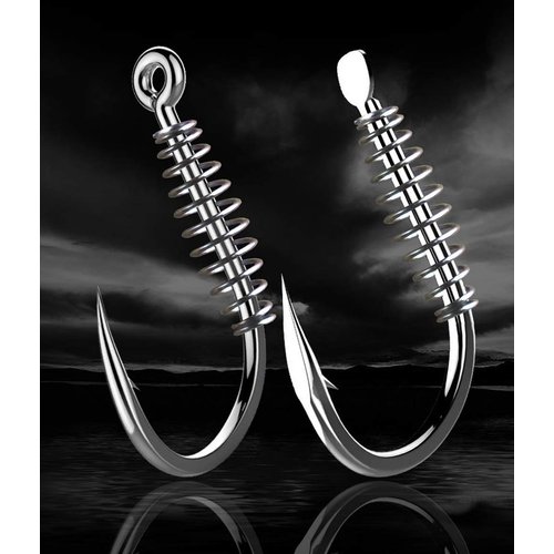 Dyxssm Fishing Spring Hook Circle Octopus Fishing Hooks (Type-2, 10# (40pcs))