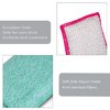 Smart Design Non Scratch Scrub Sponge with Bamboo Odorless Rayon Fiber - Set of 9 - Ultra Absorbent - Soft and Scrubber Side - Cleaning, Dishes, and Hard Stains - Vibrant - Yellow, Green, Pink