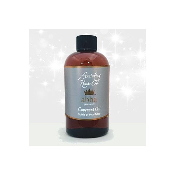 Generic ABBA Oil Covenant 8oz Bottle ANOINTING Oil in Gift Box - ABBA Jerusalem, Clear