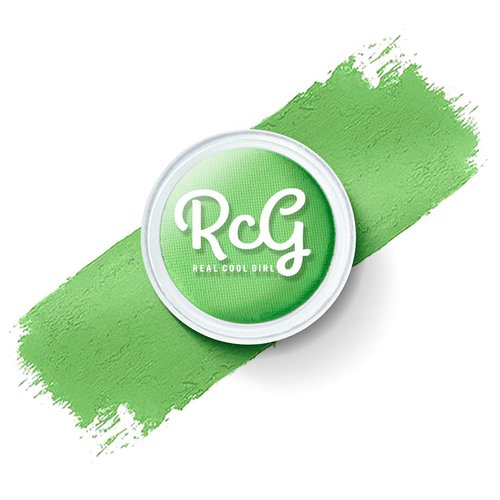 Real Cool Girl Water Activated Vivid Eyeliner - Influencers Choice Matte Colorful Wet Liner - Smudge Proof Face Body Paint Long Lasting Formula - 10 Grams per Container (Mexico - Green)