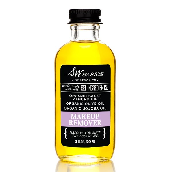 S.w. Basics Makeup Remover With Organic Sweet Almond, Olive & Jojoba Oils, 2 Oz