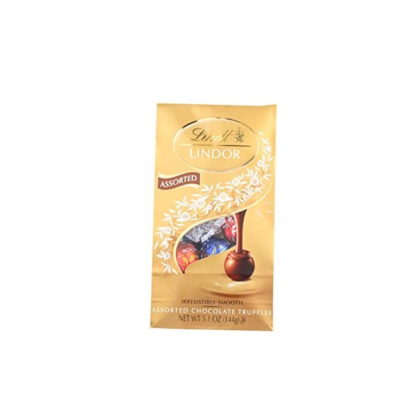Lindt LINDOR Assorted Chocolate Truffles ,5.1 Ounce (Pack of 4)
