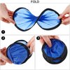 Norme Folding Pocket Toy Set Foldable Flying Disc with Bag Fun Birthday Party Favors Summer Outdoor Activity Game (Color 2, 24 Pieces)