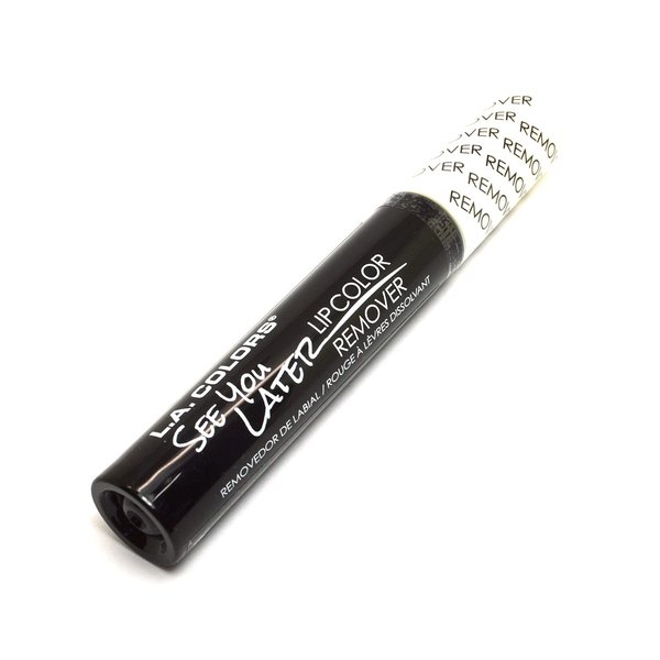 L.A. Colors Pick 1 Velvet Plush Creamy Lip Color Lipgloss Lip Gloss Paint Stick + Free Zipper Bag (CLR400 Lip Color Remover)
