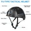 VPZenar Airsoft Helmet with Front NVG Mount and Side Rail, Airsoft Full Face and Paintball Mask with Detachable Anti Fog Gray Goggles,Tactical Airsoft Gear