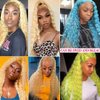 613 Deep Wave Blonde Human Hair 1 Bundles 22Inch 100% Brazilian Hair Bundle 8A Honey Blonde Virgin Bundles Human Hair Extensions Weave 613Color 95-100g