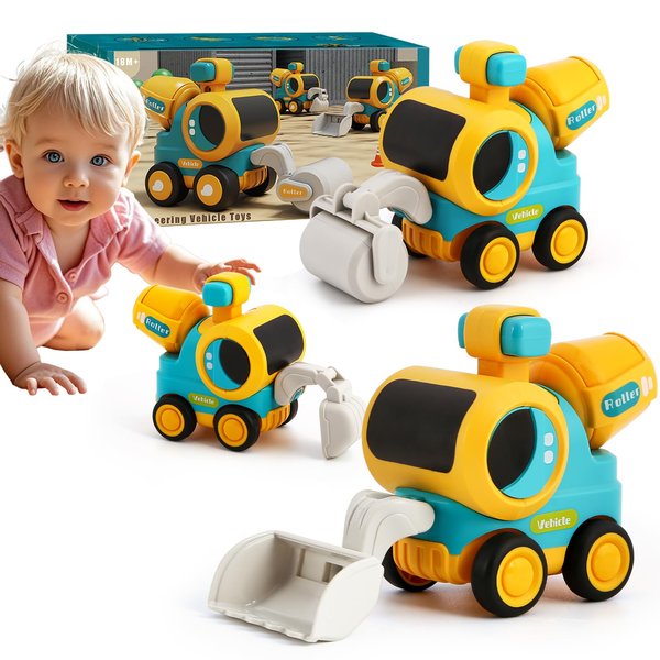 KESIYI Toddler Toys for 1 Year Old Boys, BPA Free,Phthalates Free,PVC, Toy Cars for Toddlers 1 2 3, Outdoor Toys for Toddlers 1-3, Toys for 1 2 Year Old Boy|First Birthday Gifts
