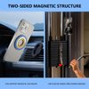 Magnetic Phone Ring Holder for MagSafe pop Socket,【Two-Sided Magnetic】 360° Rotation Magnetic Phone Grip for iPhone 16/15/14/13/12 Series/Samsung/Google,Pop Socket for iPhone(Blue with Gold)