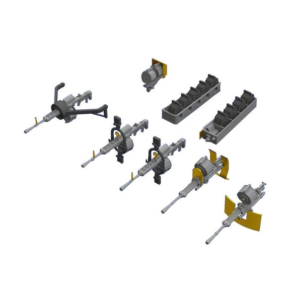 EDU672157 1:72 Eduard Brassin H8K2 Emily Guns (for use with the Hasegawa model kit) [MODEL KIT ACCESSORY]