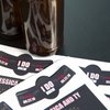 Glossy Beer Bottle Labels - 10 Sheets, 40 Neck and Bottle Labels - Make Your Own Custom Printable Beer Labels - Waterproof Beer Label Stickers for Inkjet & Laser Printers
