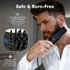 Aberlite Pro (Upgraded) - Advanced Ionic Beard & Hair Straightener with Anti-Scald Heated Brush - Pain-Free Conditioning for All Types