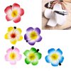 Plumeria Flower Hair, 24PCS Hawaiian Foam Flower Hair Clips, Hawaii Hair Clips for Women, Wedding Party Beach Hair Decorations