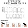 Short Press on Nails Square Fake Nails Black and White Checkerboard False Nails with Designs Glossy Full Cover Acrylic Glue on Nails Reusable Artificial Nails Holiday Party for Women 24PCS