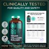 Vegan Collagen Booster Tablets - Cruelty-Free Vegan Collagen Supplements - Biotin, Organic Superfood, Plant Based Collagen Vitamins for Skin, Hair, Nails - 2-Pack, 60 Vegeterian Collagen Boost Pills