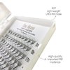 Premade Fans Eyelash Extensions Mixed Tray 5D | Volume Lash Extensions Fans 12 Lines Mix Length 9 - 15mm, Thick 0.1, Curl D | The Rena Fan Lashes