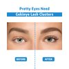 Lash Clusters Eyelash Extension 120pcs, Gekinye Faux Mink Lashes Natural Look 3D Fluffy Wispy Lashes, Reusable Individual Lashes 8-16mm