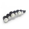 Meilliwish Pearl Banana Hair Clip 1 PCS(H49)(Black)