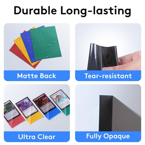 600ct MTG Card Sleeves, 6 Colors Matte Card Sleeves Magic The Gathering, TCG Card Sleeves, Magic Card Sleeves, Baseball Card Sleeves, Card Protectors for MTG, TCG, Baseball, Trading, Game Cards