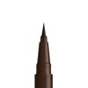 NYX PROFESSIONAL MAKEUP Epic Ink Liner, Waterproof Liquid Eyeliner with Vegan Formula - Dark Chocolate (Dark Brown Matte)