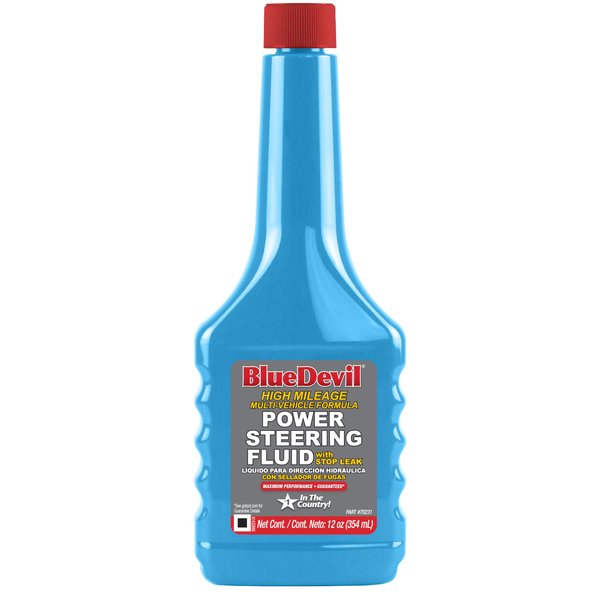 BlueDevil Products Power Steering Fluid w/Stop Leak - 12 Ounce