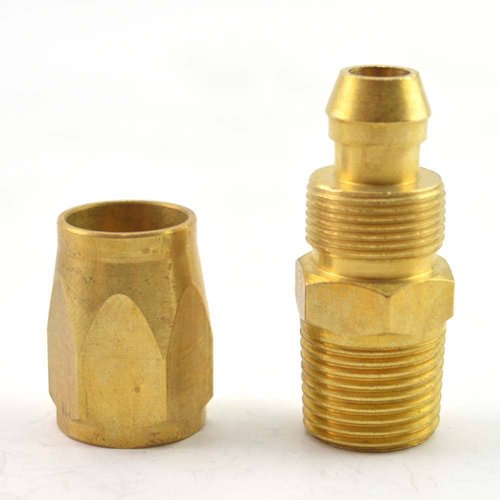 HASME HRPZ26-06 3/8 Inch Reusable Hose-End Repair Fitting Replacement for Interstate Pneumatics, 2-Pack