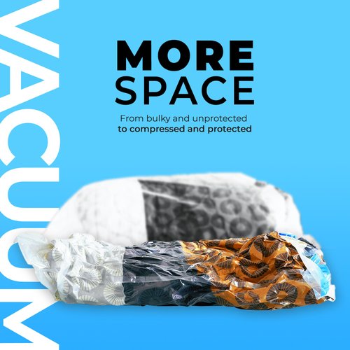 figg Vacuum Compression Storage Bags 6 Pack - XXL (39.37 x 31.49 in)* - Vacuum seal bags for Clothes, Clothing, Comforters, Blankets, Pillows, Towels and much more