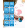 Children Fingertip Pulse Oximeter Blood Oxygen Saturation Monitor for Child Kids Portable Oxygen Monitor with OLED Screen Included 2AAA Batteries