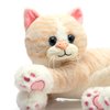 HollyHOME Cat Plush Stuffed Animals Orange Striped Cat Kitten Plush Toy Gift for Kids 18 Inch