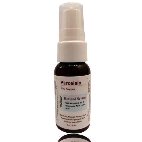 Retinol Skin Clearing and Anti Aging Serum – Professional Grade Retinol Enhanced with 20% Vitamin C, E, B3, Hyaluronic Acid, Lactic Acid – Evens Skin Tone, Address Dark Spots and Acne, Anti-aging.