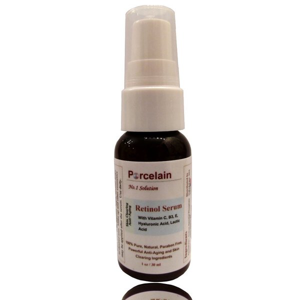 Retinol Skin Clearing and Anti Aging Serum – Professional Grade Retinol Enhanced with 20% Vitamin C, E, B3, Hyaluronic Acid, Lactic Acid – Evens Skin Tone, Address Dark Spots and Acne, Anti-aging.