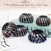 5 Pcs Bird Nest Hair Clips Holder Ponytail Holder Bun Barz Bun Clip Accessories for Women and Girls (Color-5)