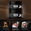Bossman MUDstache Unscented Mustache Wax - 2 Pack – No Pull - Spreads Easy for a Strong Non-Tacky 24 hr Hold - Tame, Train and Style - Moustache Wax for Men (1oz)