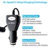 Fast 20Watt (2Pack) Quick Car Charger Compatible with Sony Xperia XA1 Ultra Dual Plus Full Heavy Duty 3Amp Original - Vehicle Verified, UL, Verified!
