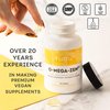 Nutru O-Mega-Zen3 Vegan Omega 3 DHA Supplement - 400 mg DHA Essential Fatty Acids - Carrageenan Free - Premium Algal Based Fish Oil Alternative Supplement - 120 Softgels