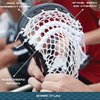 Shark Lax - SemiSoft Lacrosse Mesh and Stringing Kit - White - Easy to String Kit - Use SemiSoft Mesh for The Best Performance